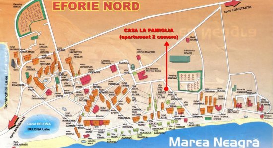 Harta Apartament Casa La FamigliaEforie Nord